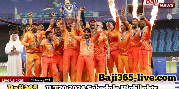 International League T20 2024: A Cricket Splendor Unfolds with an Exciting Schedule