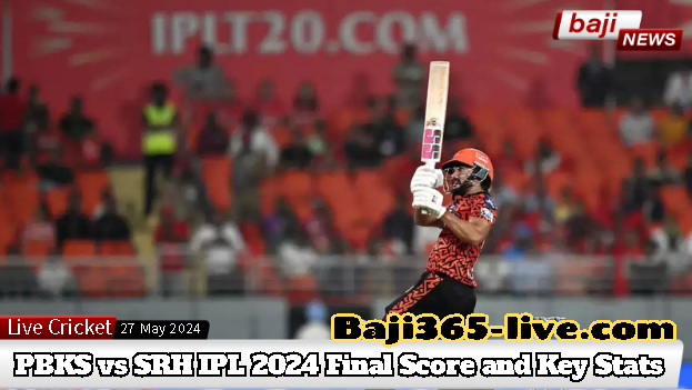 Indian Premier League News: PBKS vs SRH IPL 2024 Final Score and Key Stats